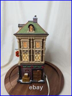 Department 56 christmas in the city Havana's Cigar Shop Minor Flaw See Desc