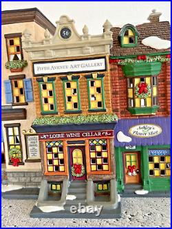 Department Dept. 56 2003 Christmas In The City 5th Avenue Shoppes Full Box