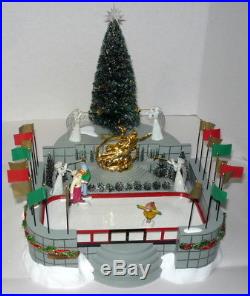 Department Dept 56 Christmas In The City Animated Rockefeller Plaza Skating Rink