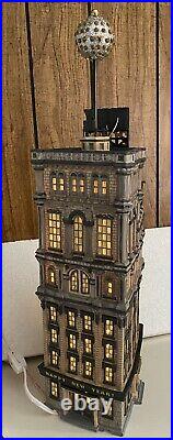 Department Dept 56 Christmas in City Lighted The Times Tower in Original Box