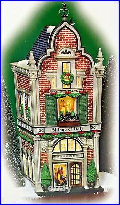 Department Dept 56 Christmas in The City Milano of Italy #59238 NEW in Box