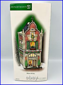 Department Dept 56 Christmas in The City Milano of Italy #59238 NEW in Box