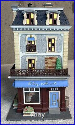 Department Dept 56 Christmas in the City Chez Monet Restaurant 56-58938 2002