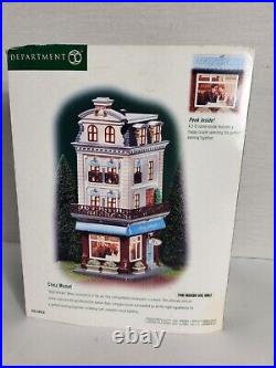 Department Dept 56 Christmas in the City Chez Monet Restaurant 56-58938 Box 2002