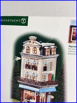 Department Dept 56 Christmas in the City Chez Monet Restaurant 56-58938 Box 2002