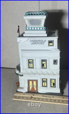 Department Dept 56 Christmas in the City Deerfield Airport withBox READ