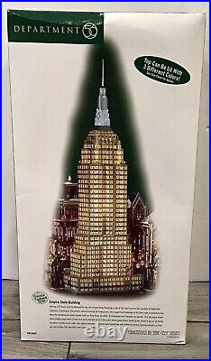 Department Dept 56 Empire State Building VHTF Christmas in the City Box Inserts