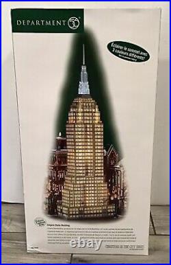 Department Dept 56 Empire State Building VHTF Christmas in the City Box Inserts