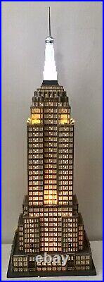 Department Dept 56 Empire State Building VHTF Christmas in the City Box Inserts