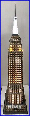 Department Dept 56 Empire State Building VHTF Christmas in the City Box Inserts