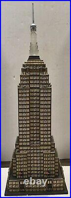 Department Dept 56 Empire State Building VHTF Christmas in the City Box Inserts