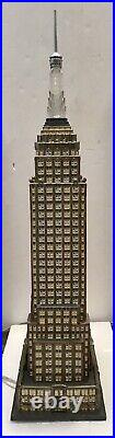 Department Dept 56 Empire State Building VHTF Christmas in the City Box Inserts