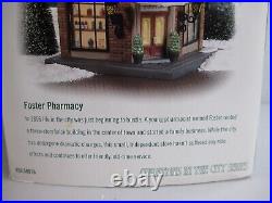 Dept. 56 2000 Christmas In The City Foster Pharmacy 3-D Window Display