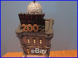 Dept. 56 2000 Times Tower Christmas In The City Special Ed. Lights & Ball Drops