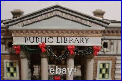 Dept. 56 2002 Christmas In The City Hudson Public Library #56.58942
