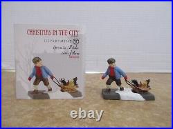 Dept. 56 2013 Christmas In The City I Promise I'll Take Care Of Them Mint#403035