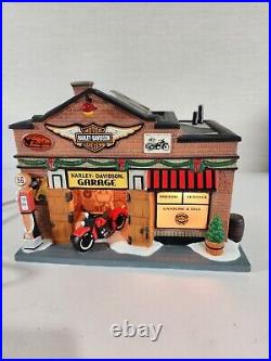 Dept 56 2013 Christmas in the City Harley Davidson Garage Lighted 4035565