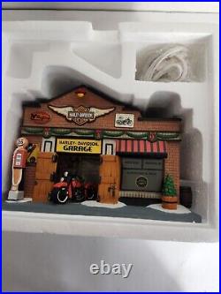 Dept 56 2013 Christmas in the City Harley Davidson Garage Lighted 4035565