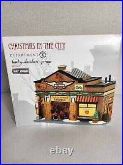 Dept 56 2013 Christmas in the City Harley Davidson Garage Lighted 4035565