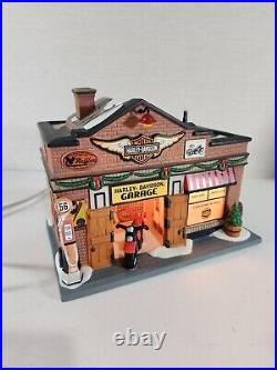 Dept 56 2013 Christmas in the City Harley Davidson Garage Lighted 4035565