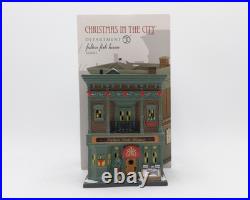 Dept 56 4030345 Christmas In The City Fulton Fish House LN/Box Dept 56 4030345 Christmas In The City Fulton Fish House LN/Box
