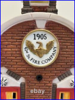 Dept 56 42nd St Fire Company 56.58914 Retired Christmas in the City NIB