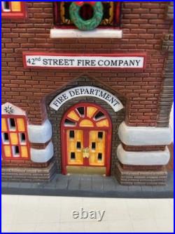 Dept 56 42nd St Fire Company 56.58914 Retired Christmas in the City NIB