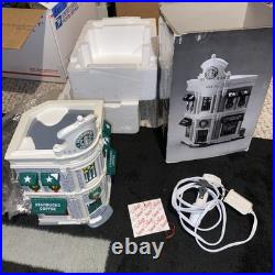 Dept 56 #54859 The Original Snow Village Starbucks Coffee Used with Box. Nice