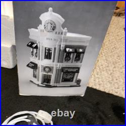 Dept 56 #54859 The Original Snow Village Starbucks Coffee Used with Box. Nice