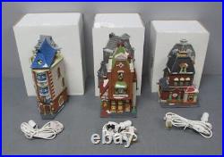 Dept. 56 5531-0 Heritage Village Christmas in the City (Set of 3) EX/Box