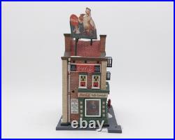 Dept 56 59221 Christmas in the City Coca-Cola Soda Fountain EX/Box Dept 56 59221 Christmas in the City Coca-Cola Soda Fountain EX/Box