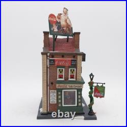 Dept 56 59221 Christmas in the City Coca-Cola Soda Fountain LN/Box
