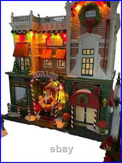 Dept 56 #59243, Christmas in the City Visiting Santa at Finestrom's Lighted