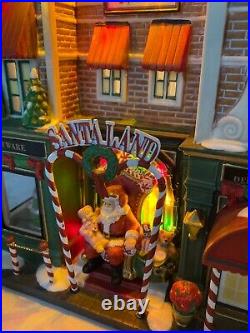 Dept 56 #59243, Christmas in the City Visiting Santa at Finestrom's Lighted