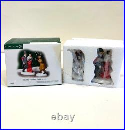 Dept 56 A SHOT FOR YOUR FANS, PLEASE 2 pcs 799985 Christmas In The City NIB