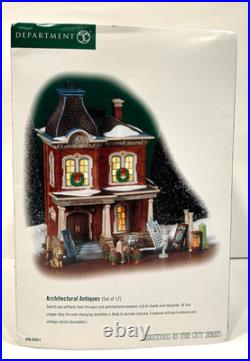 Dept 56 ARCHITECTURAL ANTIQUES 17pc 56.58927 Christmas In The City New In Box Dept 56 ARCHITECTURAL ANTIQUES 17pc 56.58927 Christmas In The City New In Box