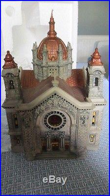 Dept 56 Anniv Event Edt Cathedral Of Saint Paul Historical Landmark Copper Roof
