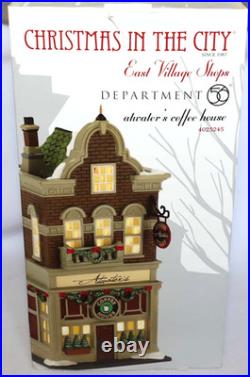 Dept 56 Atwater's Coffee House East Village Christmas In The City CIC 4025245