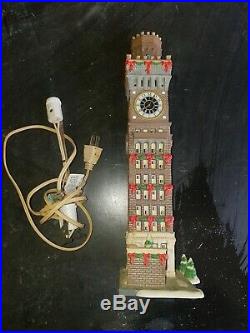 Dept 56 BALTIMORE ARTS TOWER Christmas In The City Village No Box RARE! 56-59246