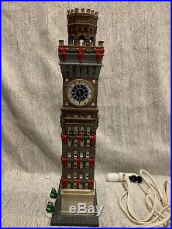 Dept 56 BALTIMORE ARTS TOWER Christmas In The City Village with Box RARE! 56-59246