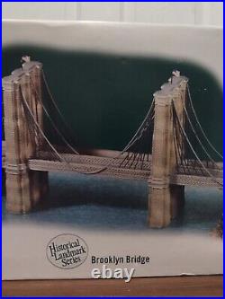 Dept 56 Brooklyn Bridge Historical Landmark Series Christmas In The City NIB