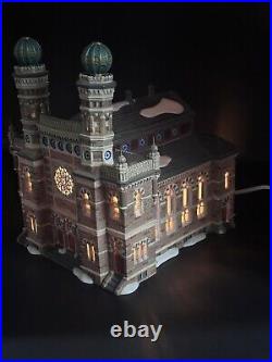 Dept 56 CENTRAL SYNAGOGUE Lighted Christmas in City Series 2002