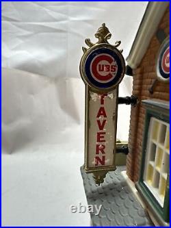 Dept 56 CHICAGO CUBS TAVERN 56.59228 Christmas in the City w Original Box VGC