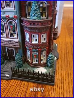 Dept 56 CHRISTMAS IN CITY 2007 RARE East Village Row Houses READ DESCRIPTION