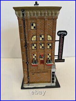 Dept 56 CHRISTMAS IN THE CITY FERRARA BAKERY AND CAFE Complete Missing Lights