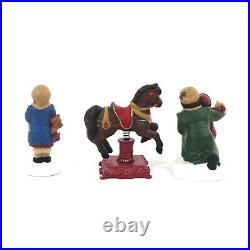 Dept 56 CHRISTMAS IN THE CITY SCOTTIE'S TOY SHOP 8.5 Figurine Set 1998 58871