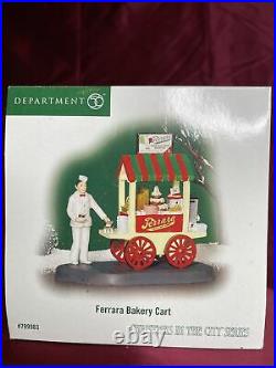 Dept 56 CIC Accessory Ferrara Bakery Cart #799983