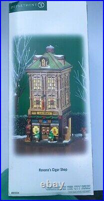 Dept 56 CIC Havana's Cigar Shop 805534 NEW Retired 2010