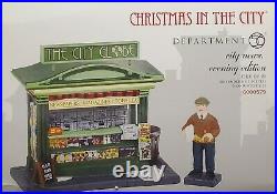 Dept 56 CITY NEWS, EVENING EDITION Christmas In The City 6000579 New In Box