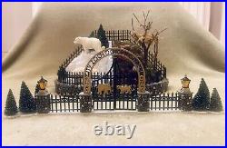 Dept 56 CITY ZOOLOGICAL GARDEN Retired Christmas In The City No. 58978